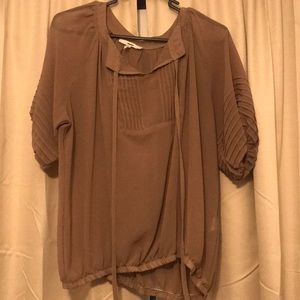 Tan blouse